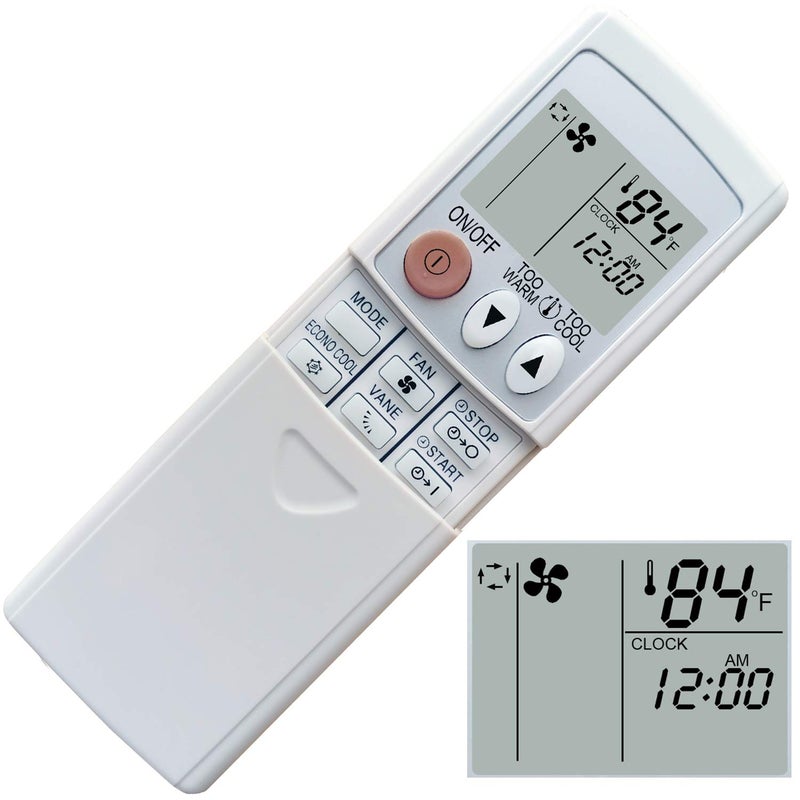 RCECAOSHAN Replacement for Mitsubishi Electric Mr Slim E12E79426 Remote Control KM09E Display in Fahrenheit - Image 1